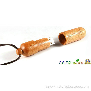Fashional Wooden USB Drive Flash Logo Printed 32GB (MT16)